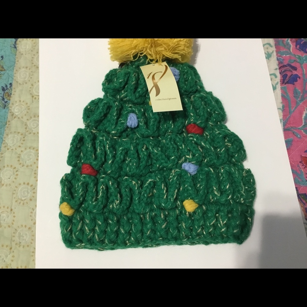 Christmas tree  hats.New never worn